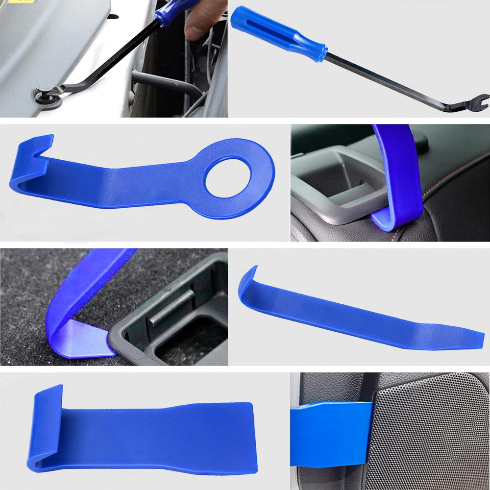 Auomii trim removal kit aids car stereo installation and furniture repair
