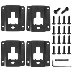 Auovo truck bed tie down brackets installed on Ford F-150 for secure cargo.