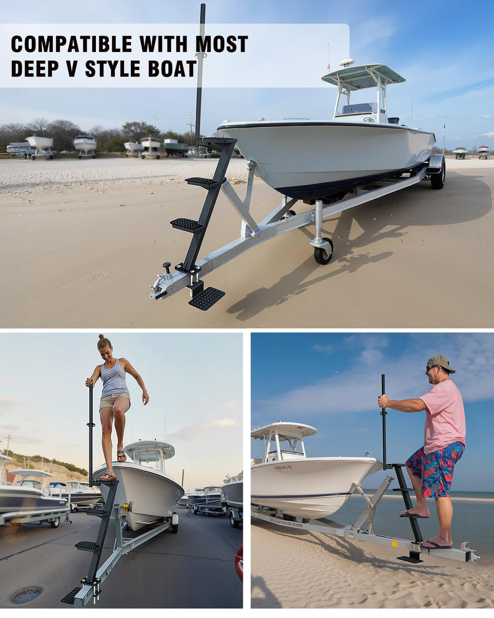 Aupar Steps in action helping you board safely.