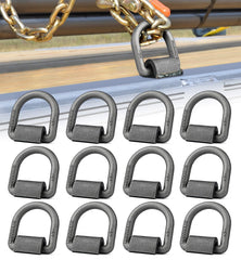 Aupar heavy-duty 1/2-inch weld-on D-ring provides a strong trailer anchor.