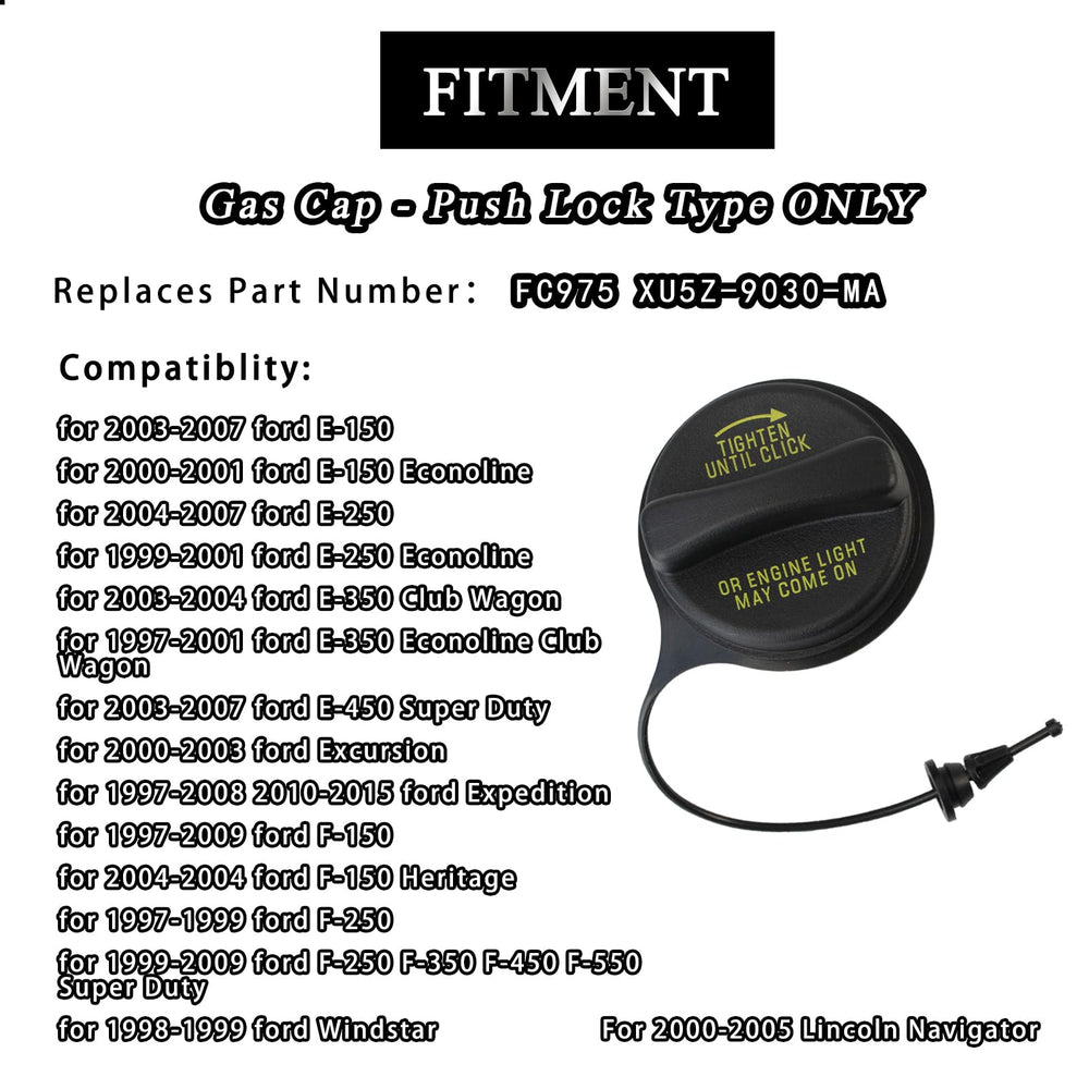 AUPARTIK FC975 fuel cap side view highlighting durable build and precise fit