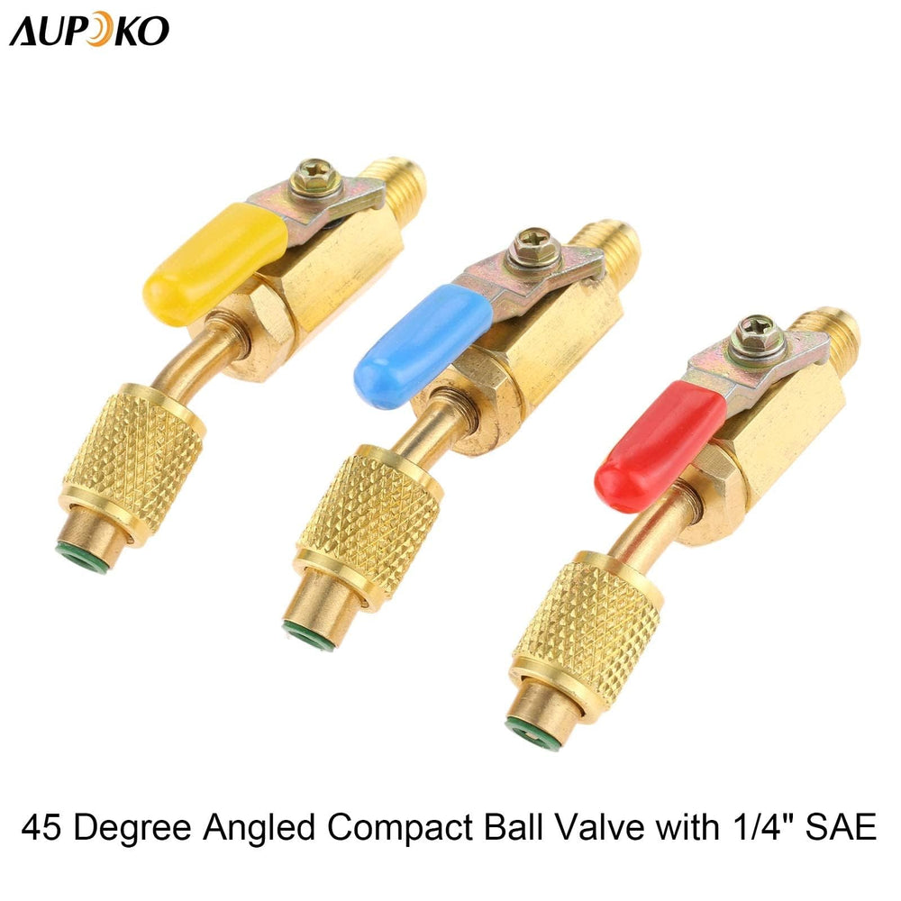 Aupoko 45-degree service port valve enables easier access during maintenance