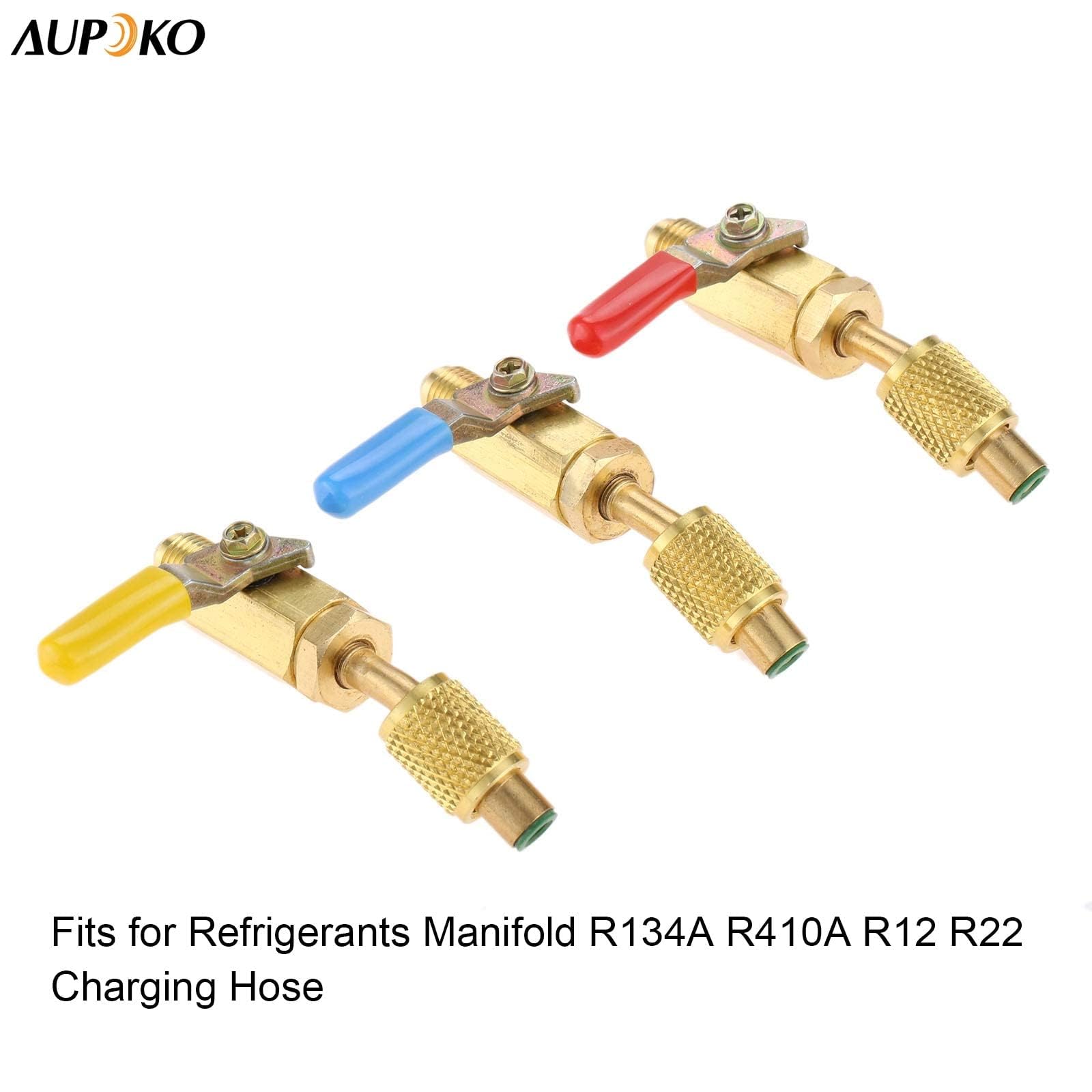 Aupoko brass alloy valve set provides durable, long lasting HVAC connections