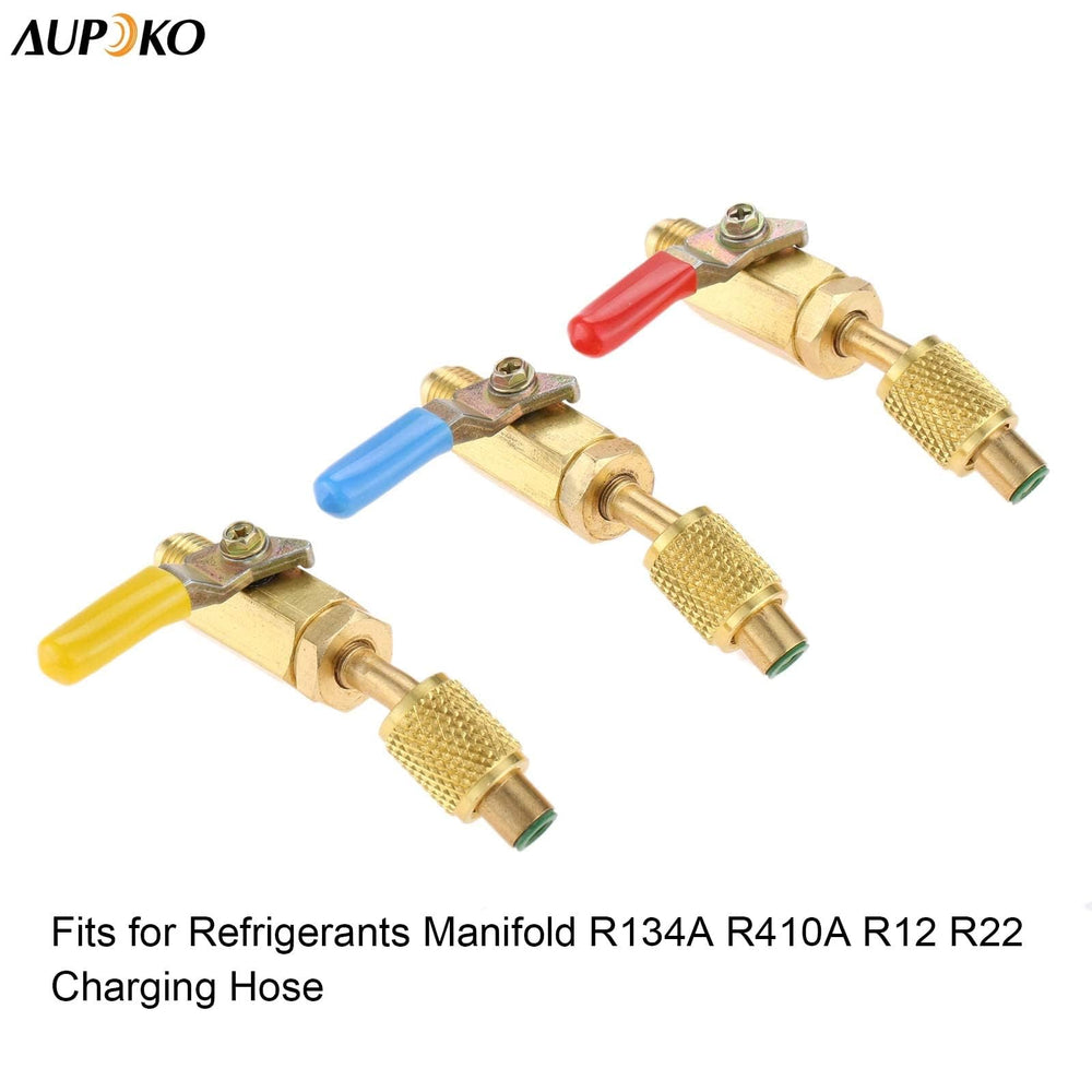 Aupoko brass alloy valve set provides durable, long lasting HVAC connections