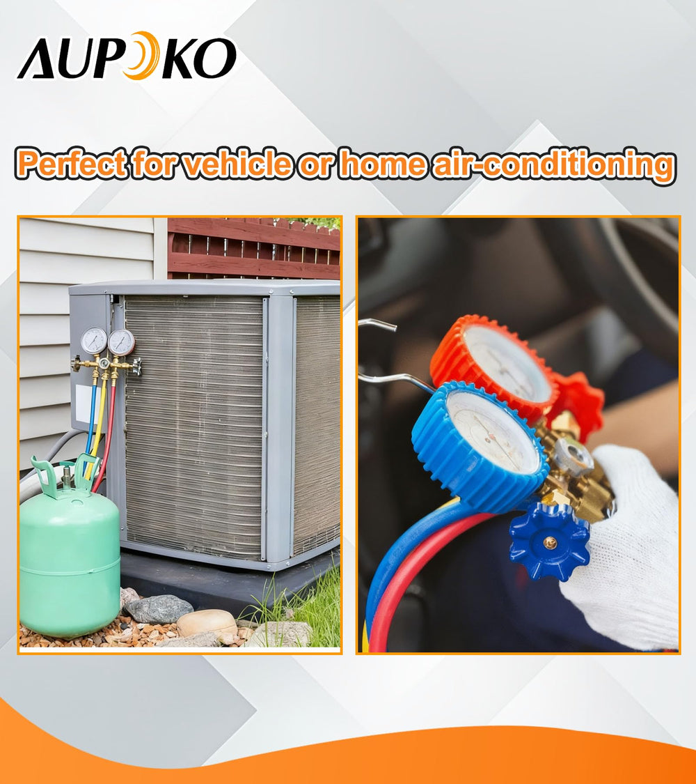 Aupoko color-coded knobs simplify identifying red blue and yellow valves.