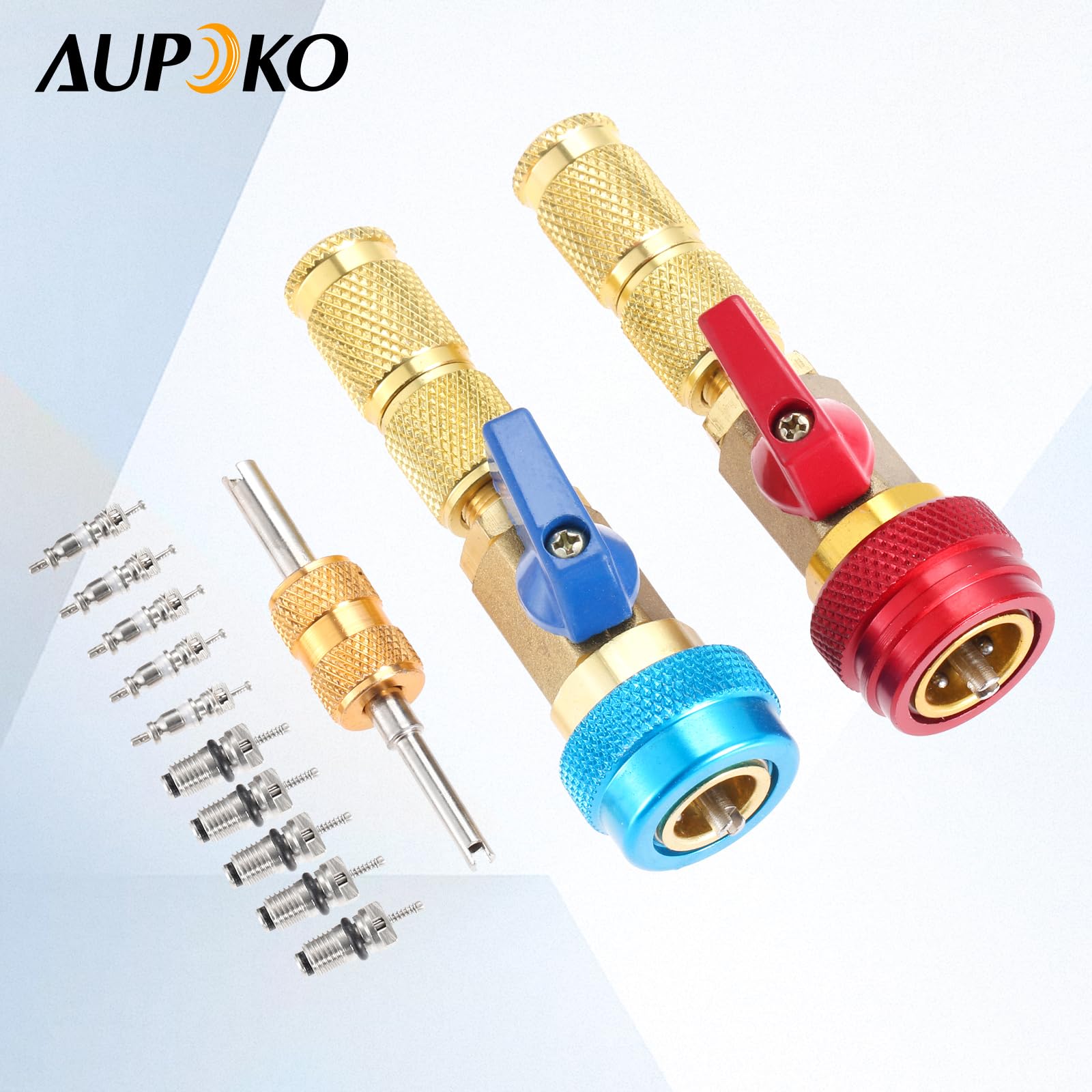 Aupoko dual-head core remover for versatile on-site valve work