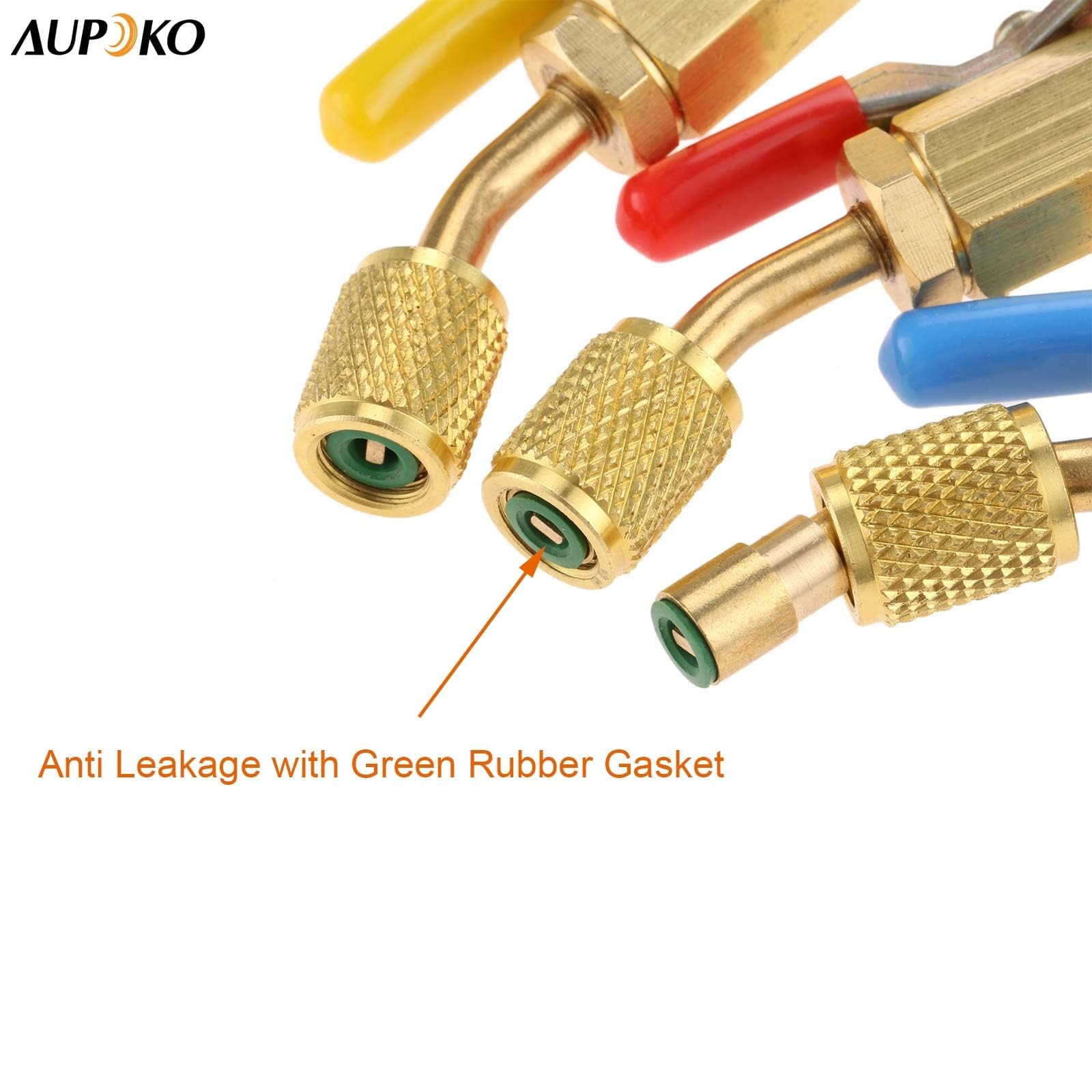 Aupoko HVAC shut-off valve pack of 3 for versatile applications
