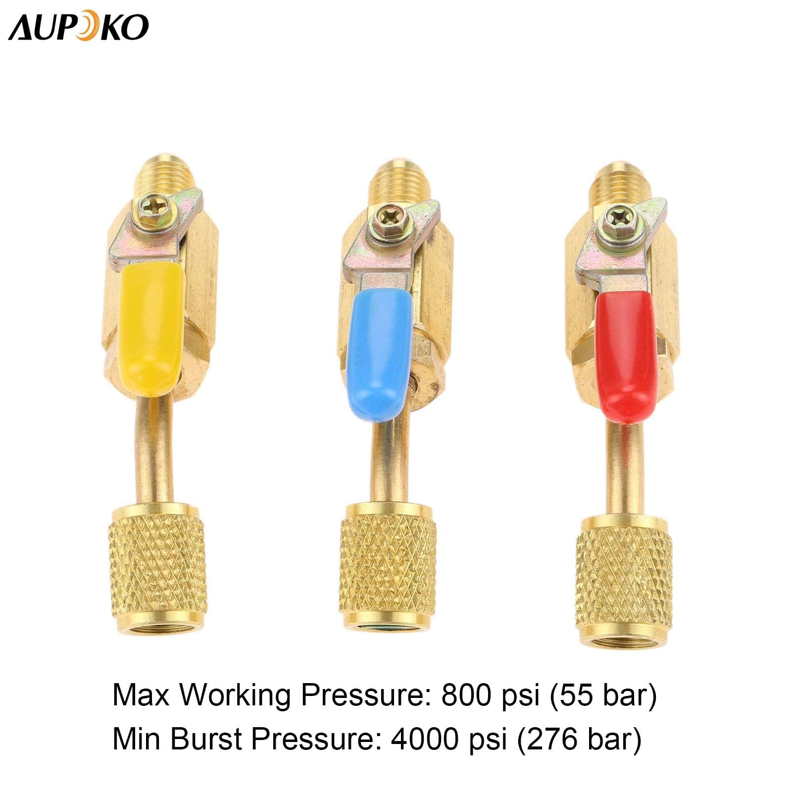 Aupoko knurled coupler nuts for quick finger-tightening on hoses