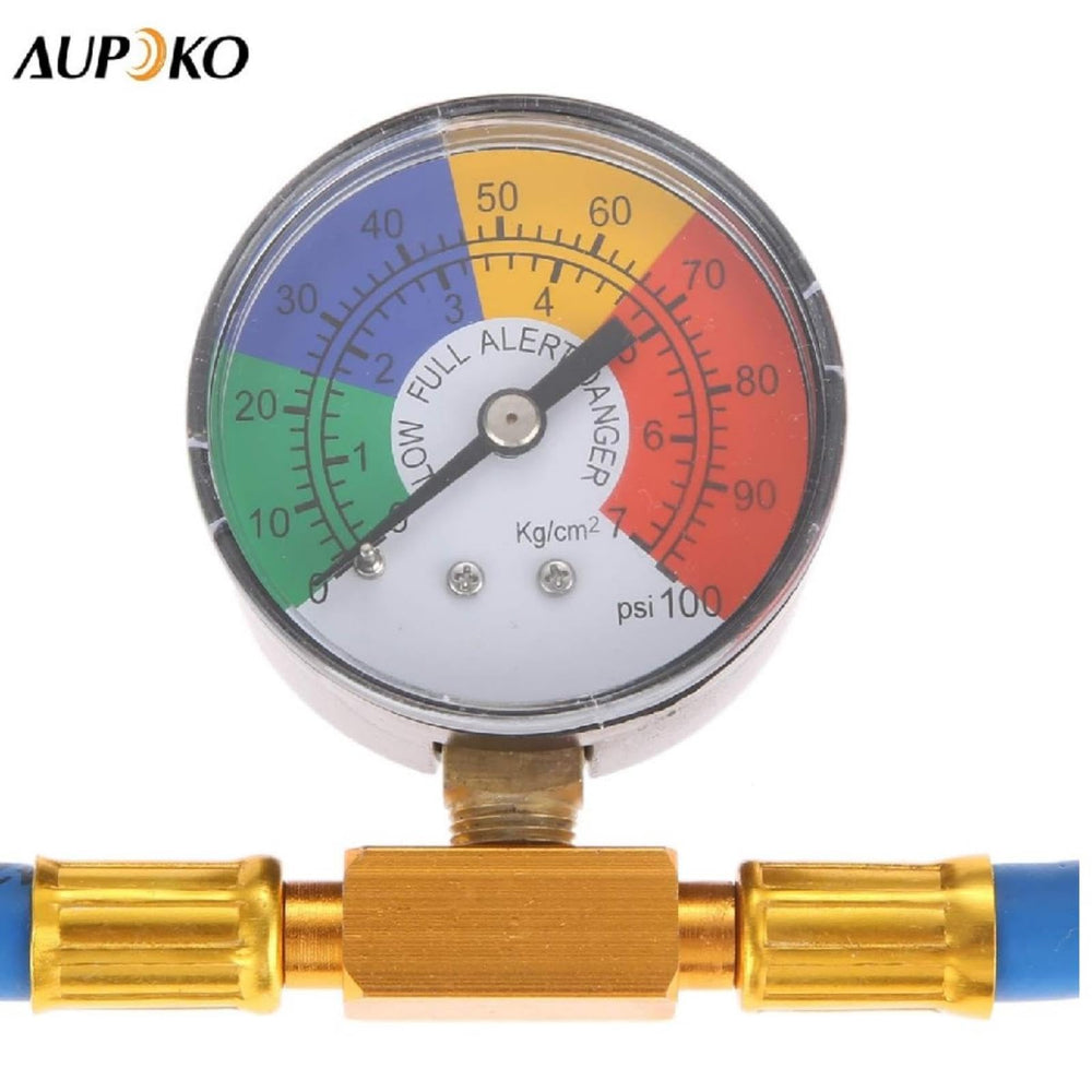 Aupoko low side quick coupler enabling smooth charging