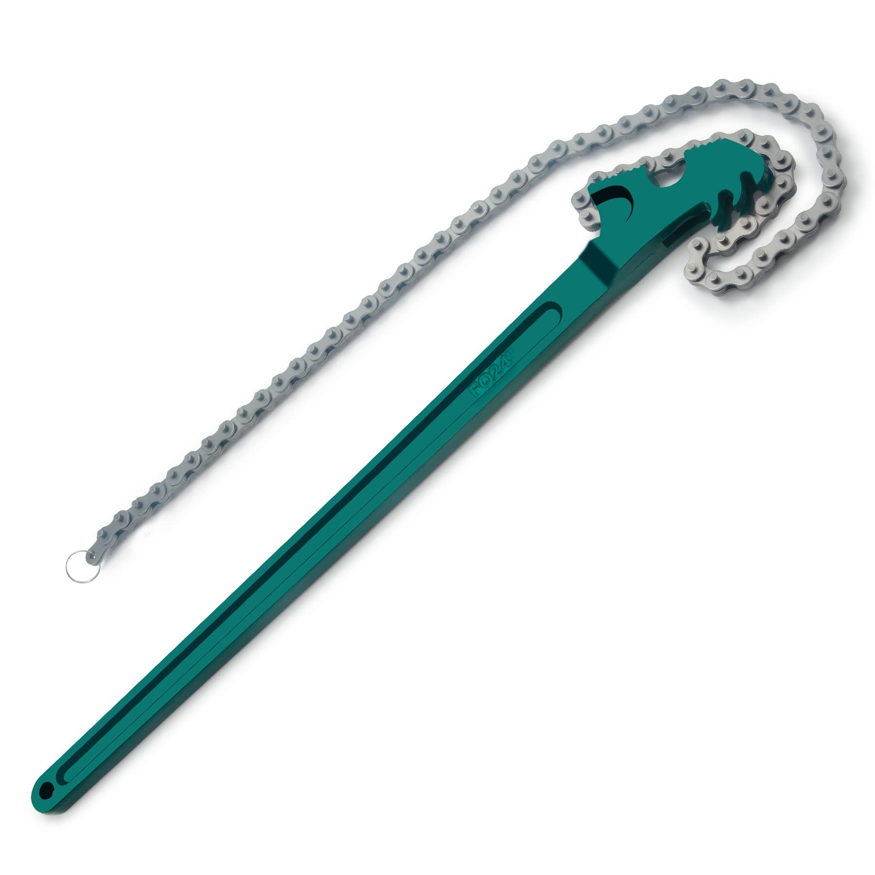 AUPREX 24-inch chain wrench with extended handle for extra leverage.