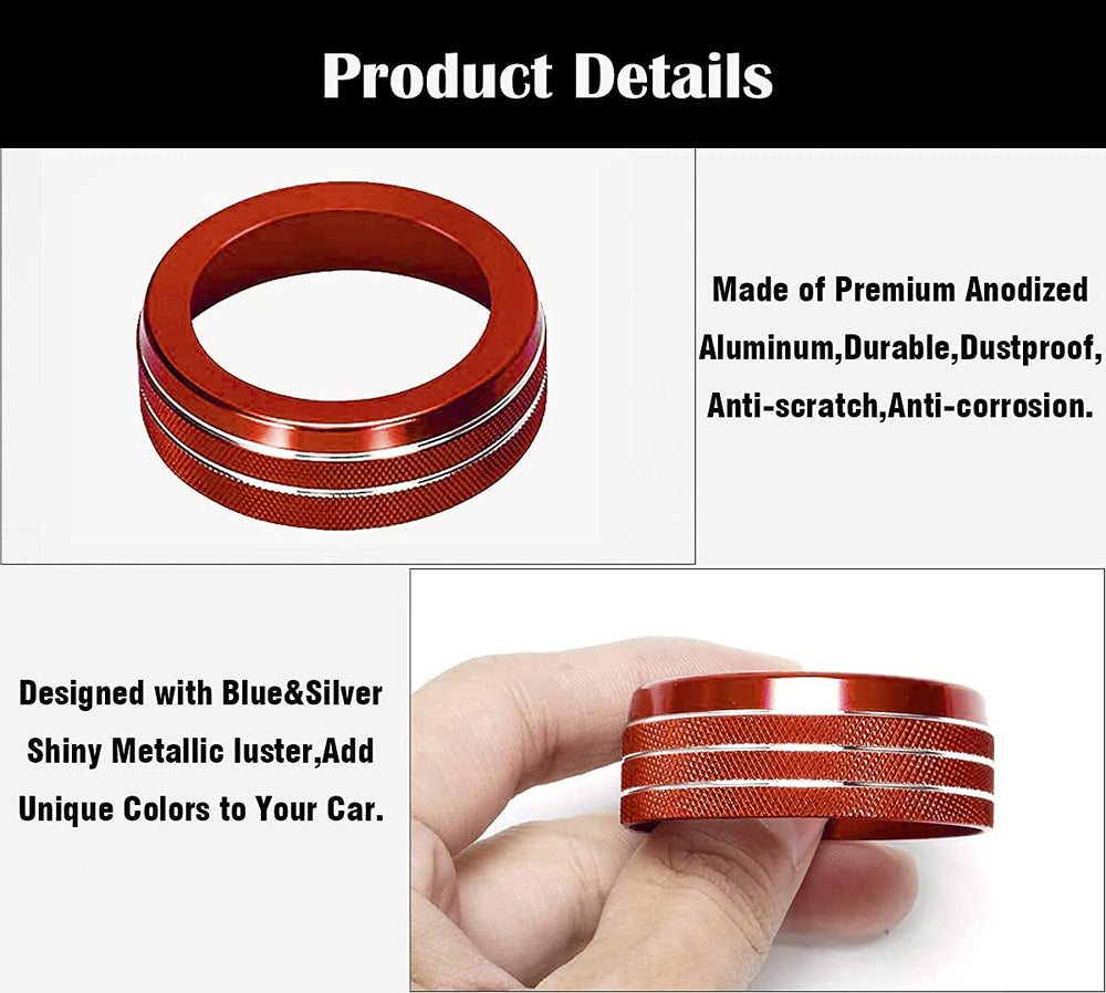 Auprite red interior decor for Dodge models adds high-class look and easy fit