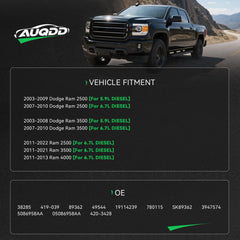 AUQDD automatic belt tensioner supports smooth alternator and power steering performance.