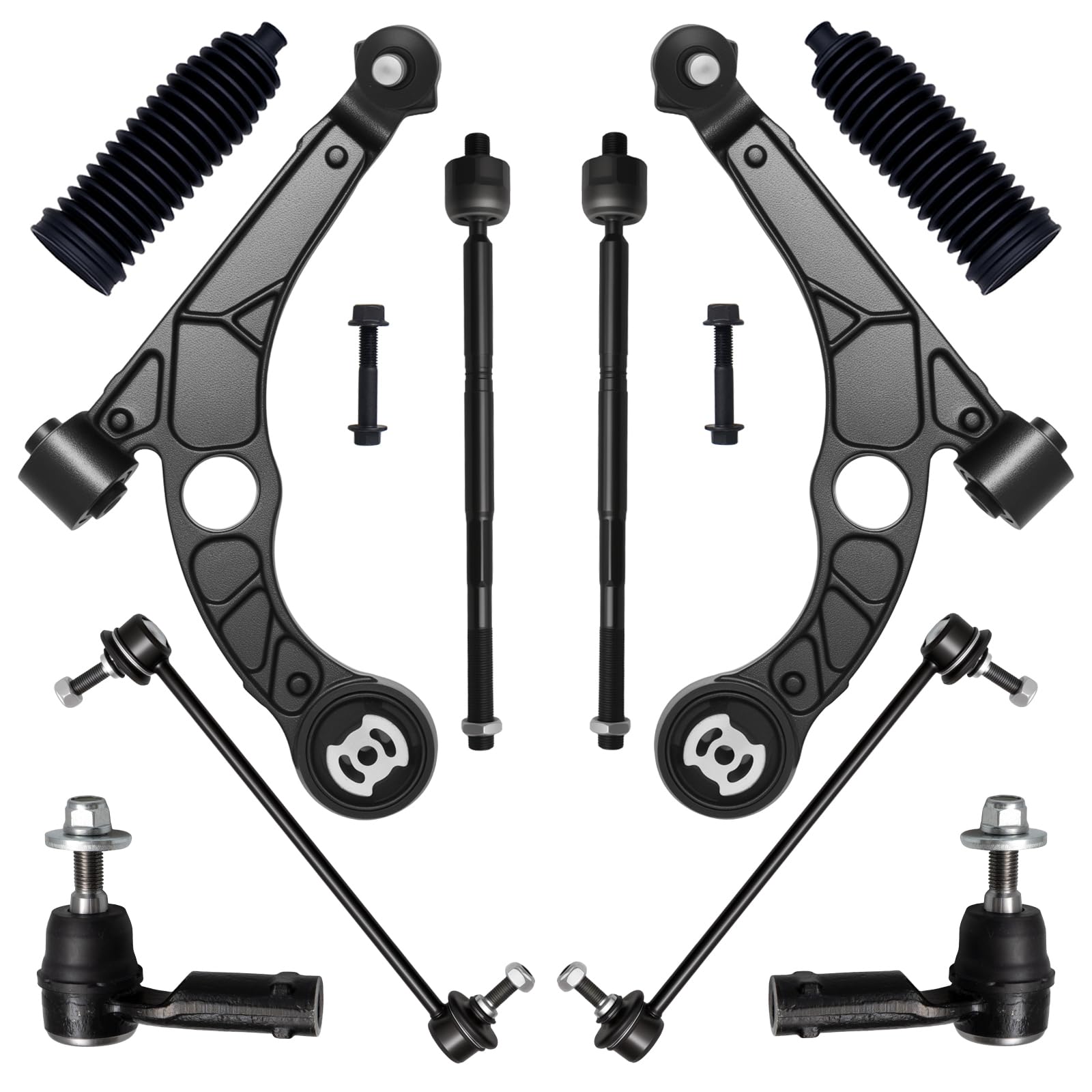 AUQDD front lower control arm with ball joint for Chrysler 200 and Dodge Dart improves steering responsiveness