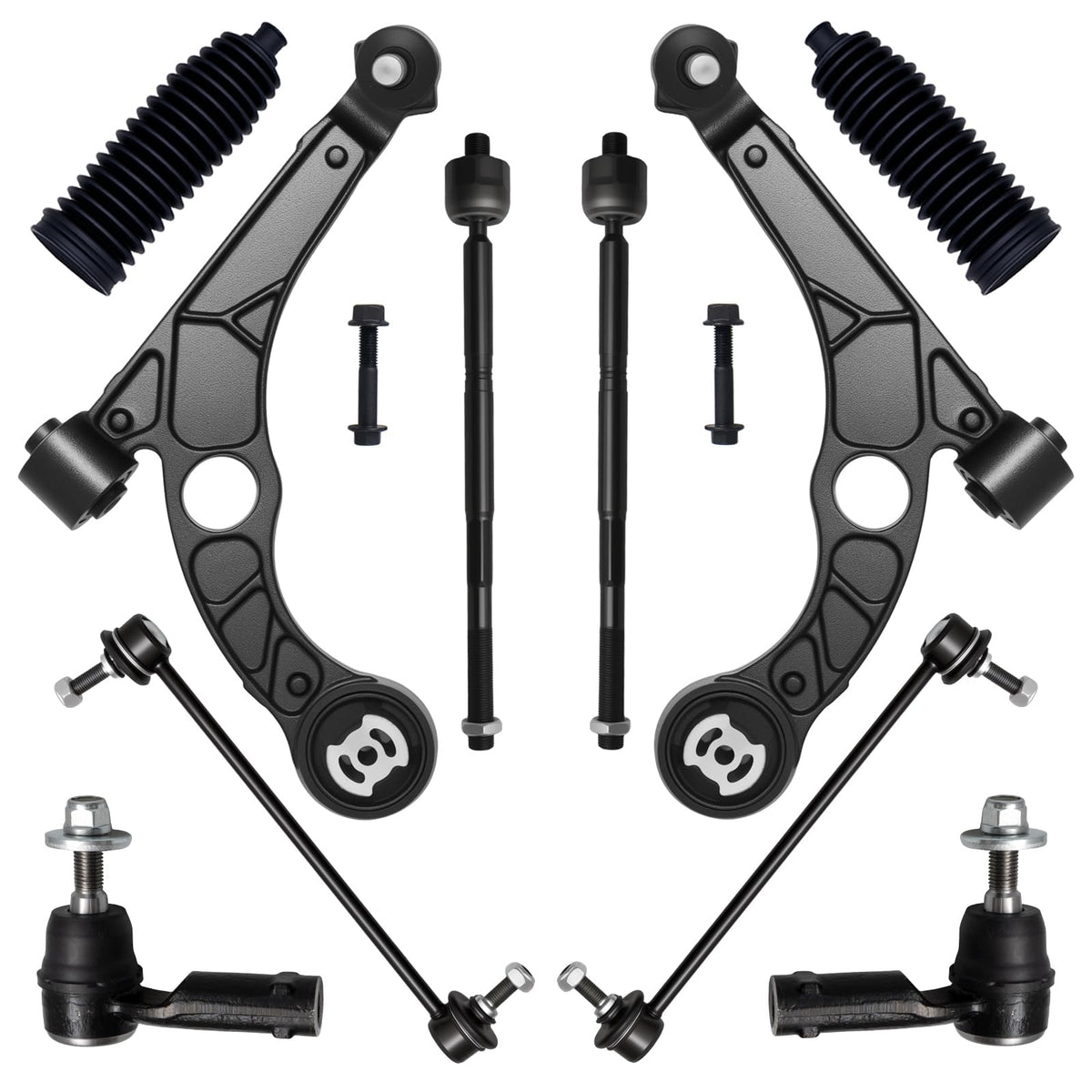 AUQDD front lower control arm with ball joint for Chrysler 200 and Dodge Dart improves steering responsiveness