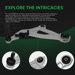 AUQDD outer tie rod end link for passenger side steering accuracy and responsiveness.