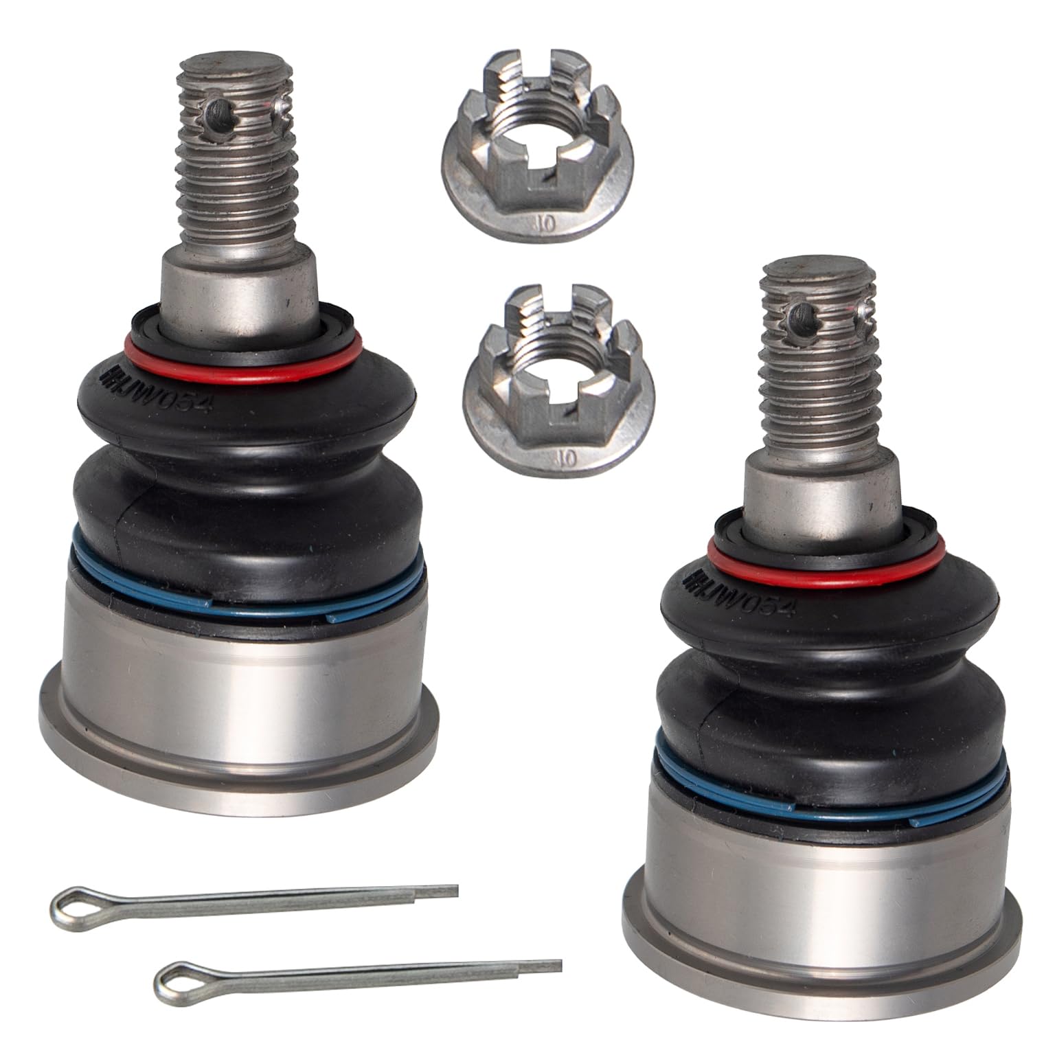 AUQDD K500315 front lower ball joint closeup with durable welds for longevity