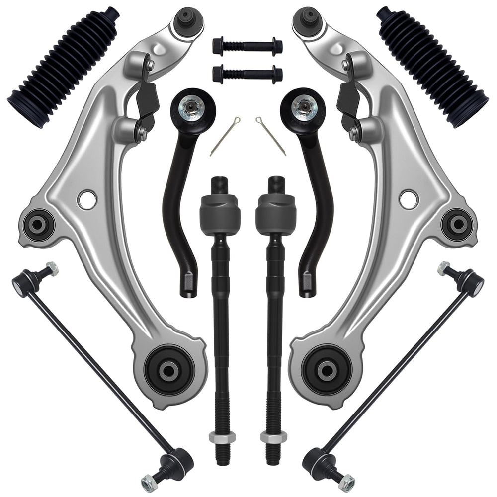 AUQDD front lower control arm with ball joint, driver side, improves steering stability