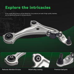 AUQDD front outer tie rod end link ES800358 supports smooth wheel alignment