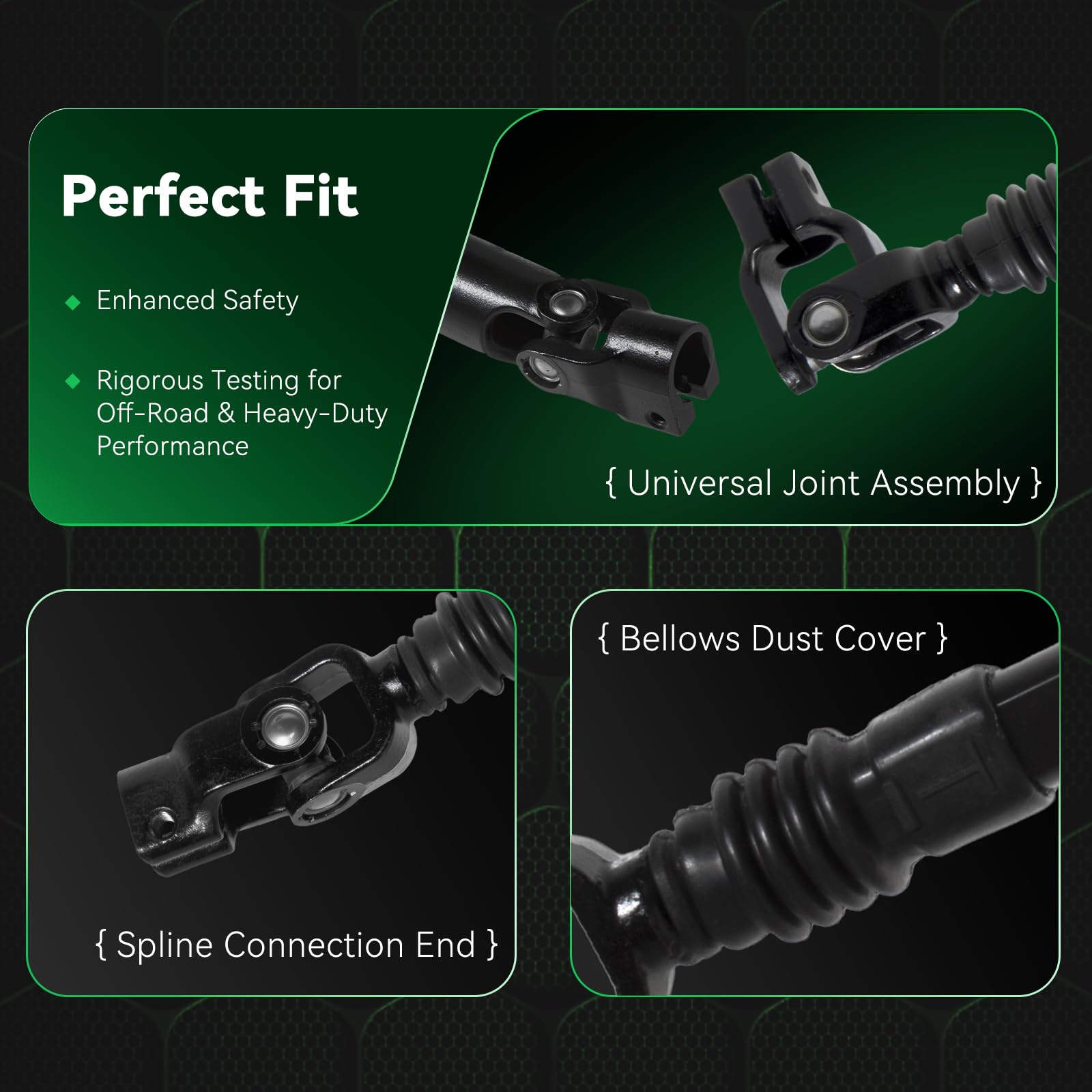 AUQDD Wagoneer replacement shaft image emphasizes compatibility and direct fit.