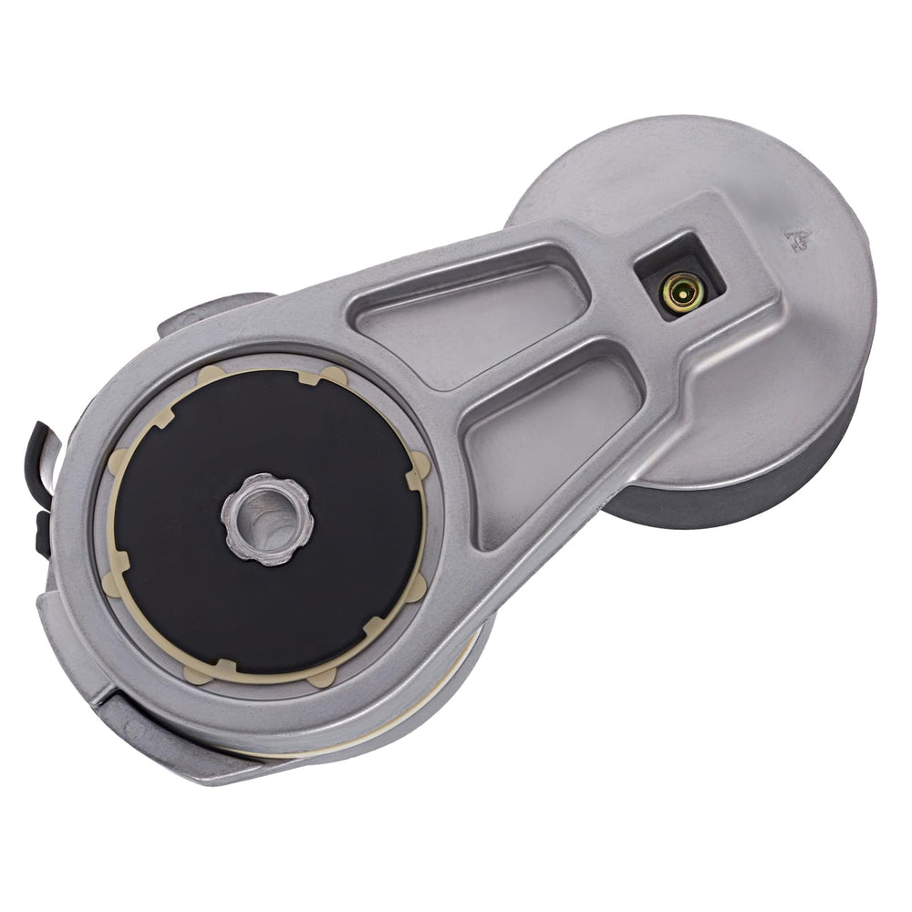 AUQDD serpentine tensioner pulley assembly reduces belt noise and vibration in Ram trucks.