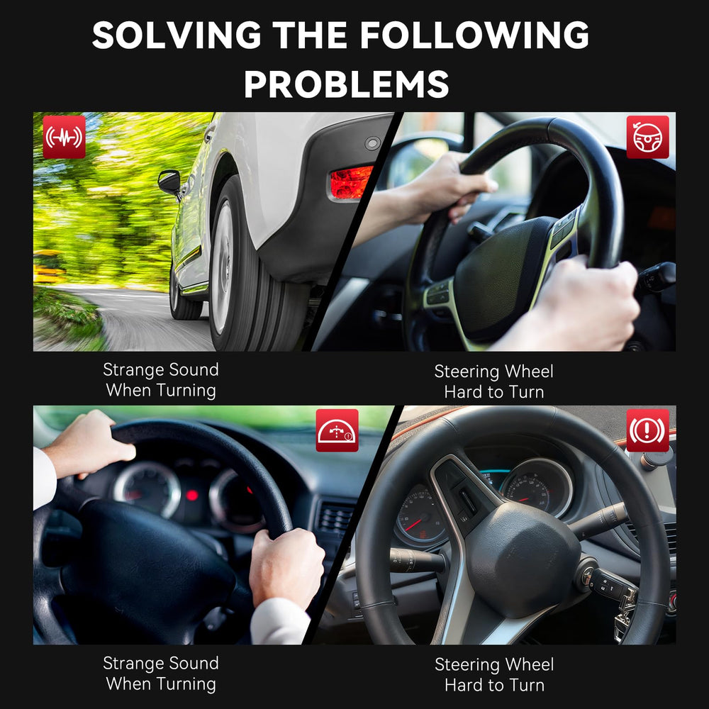 AUQDD steering system replacement kit image highlights complete replacement option.