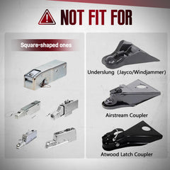 AUREOASIS anti-drill core trailer lock blocks unauthorized key copying.
