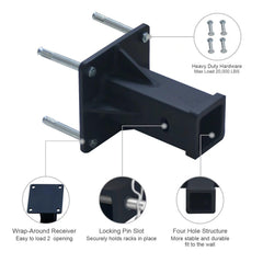 Aurogsky corrosion-resistant receiver tube stands up to tough towing conditions.