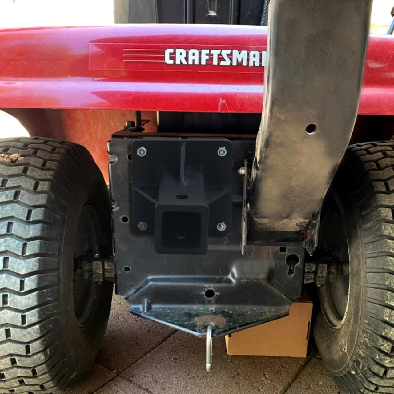 Aurogsky 2-inch receiver accepting ball hitch and pintle hook configurations.