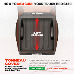 Aurorasters Soft Tri-Fold tonneau installed on bed demonstrates secure cargo and easy access.