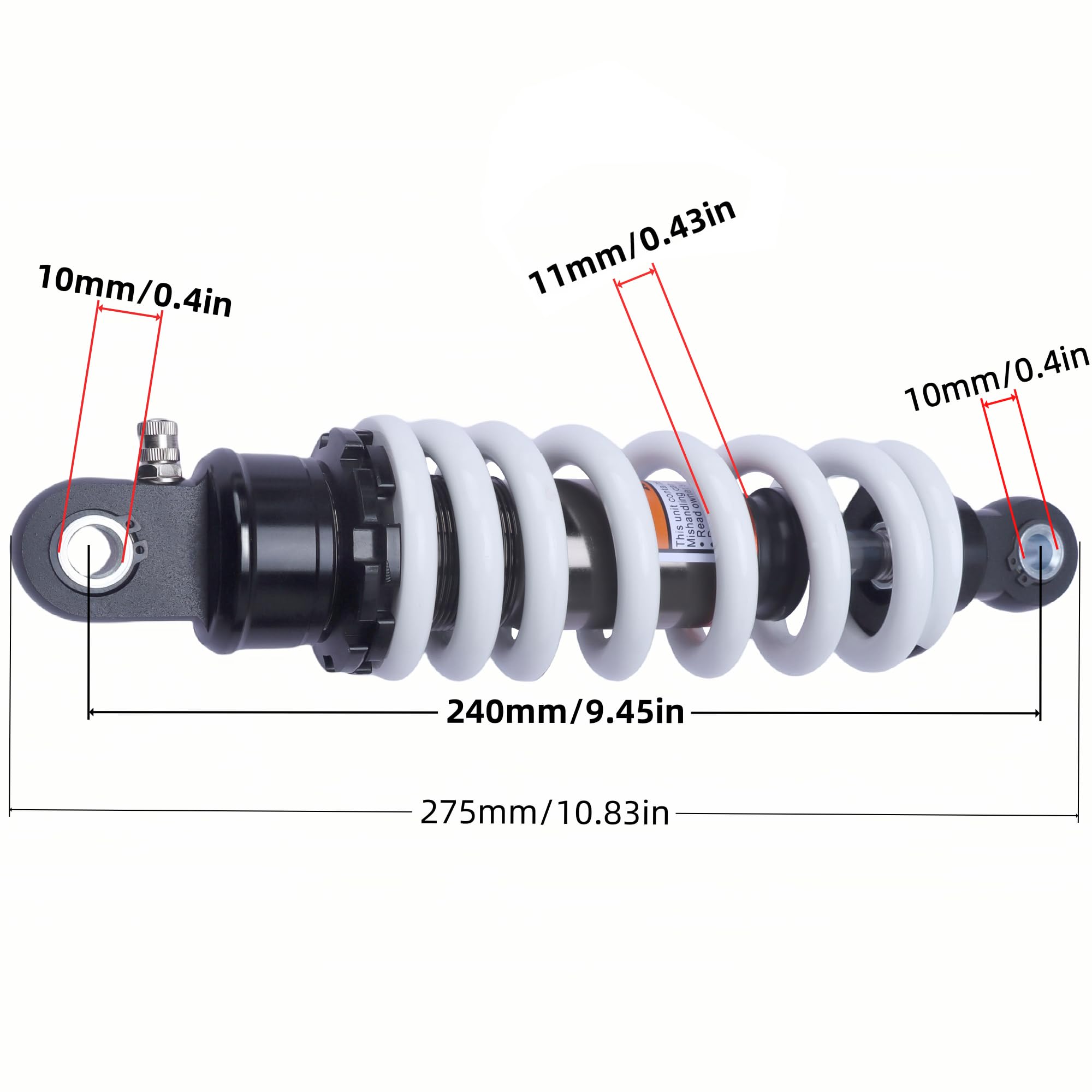 AuryngMD 11mm heavy-duty spring close-up showing strong construction and durability.
