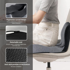 Ausakee postura cushion supports spinal alignment for office or driving tasks