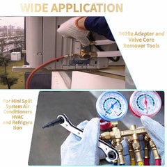 Ausfyyam r134a hose gaskets reduce leaks during charging.