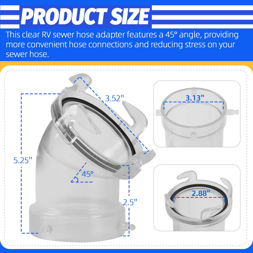 Aussio clear-view design lets you monitor tank status at a glance.