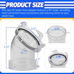 Aussio clear-view design lets you monitor tank status at a glance.