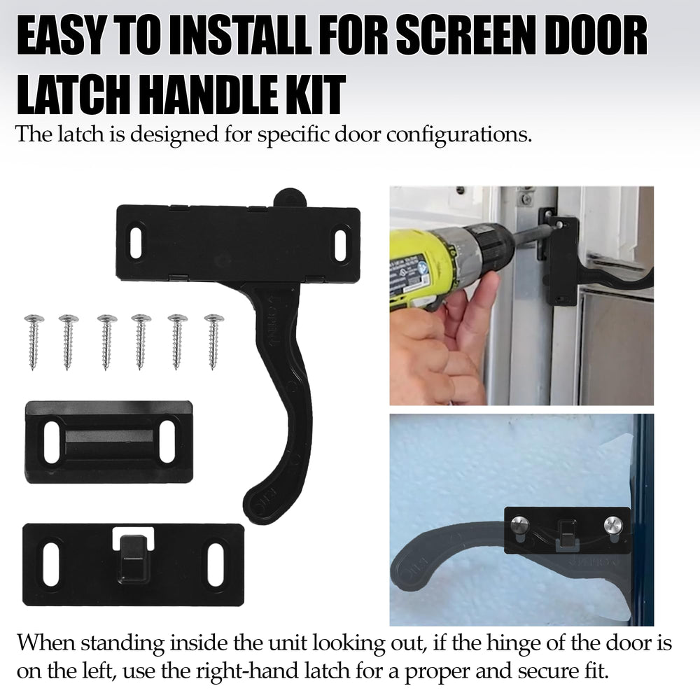 Aussio RV door slide panel assembly - precise fit for 12 inch wide panels.