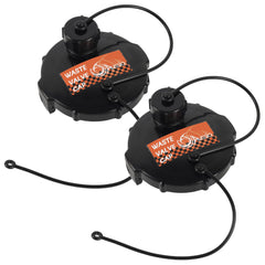 Aussio T1020-1 waste cap with bayonet hook for secure attachment.