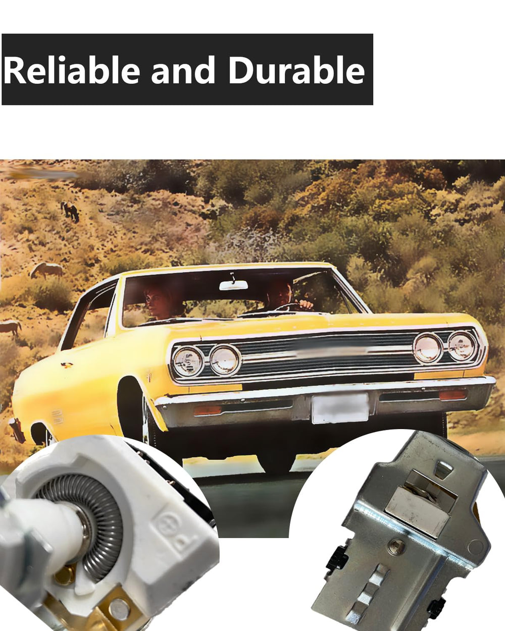 Austkokiyo headlight switch 8-pin rear view ensures robust electrical connection.