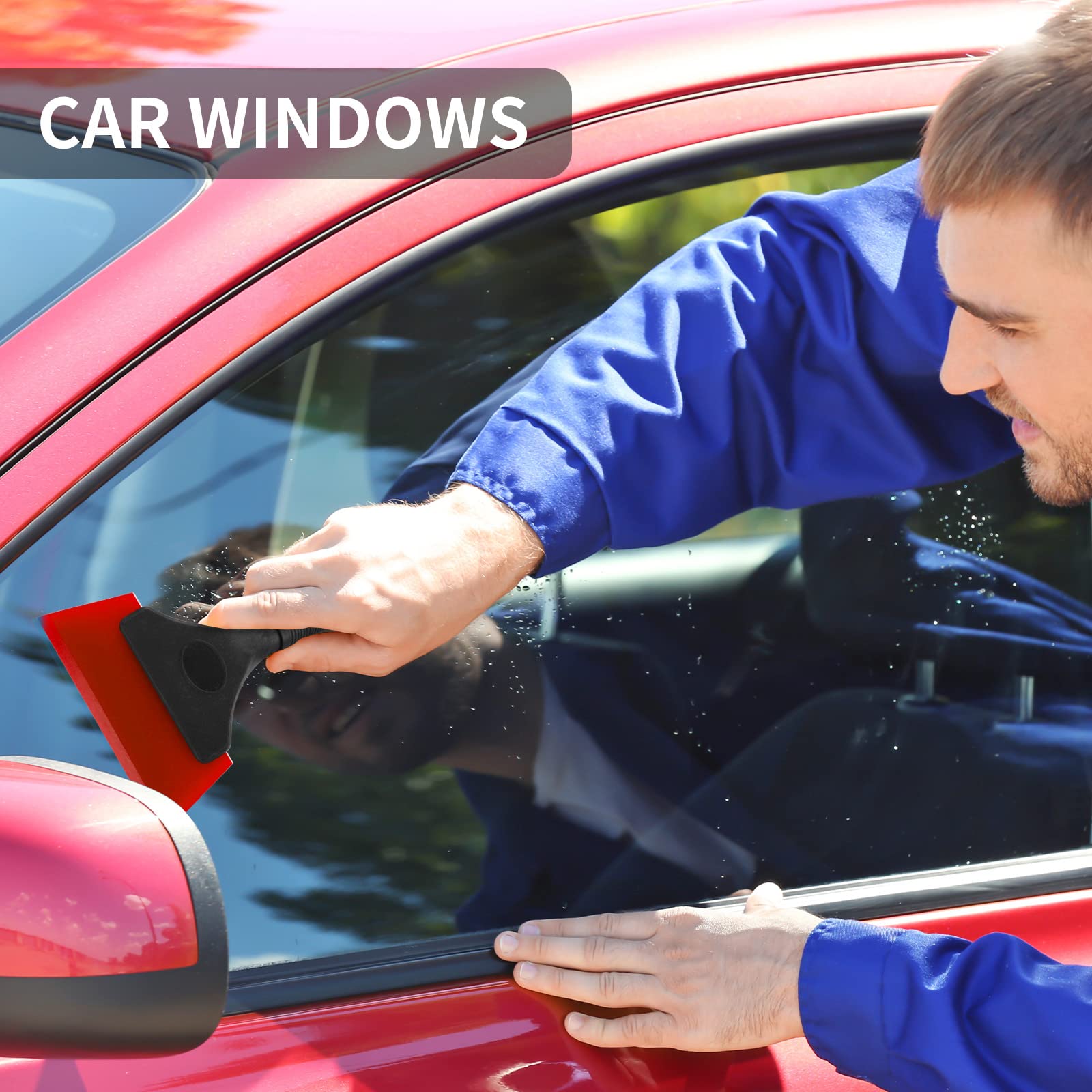 AUSZUOI car windshield and mirror cleaning tool.