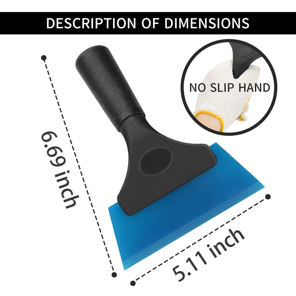 AUSZUOI green window tint squeegee for easy glass cleaning.