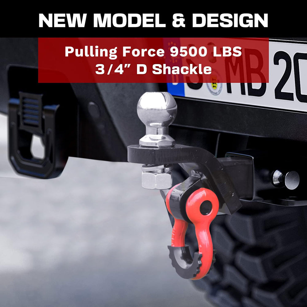 AUTDOUR easy installation into a 2-inch hitch receiver.