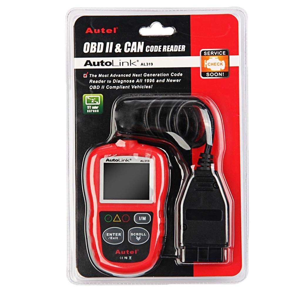 Autel AL319 compact handheld design for garage use