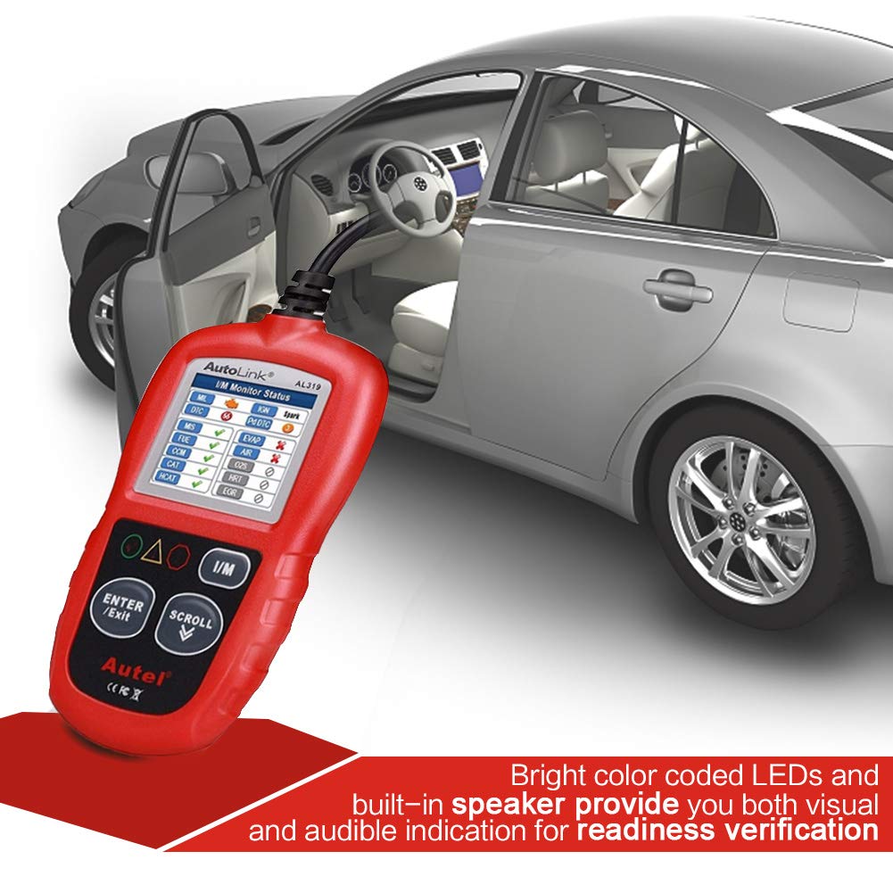 Autel AL319 scan results displayed on screen during diagnostic