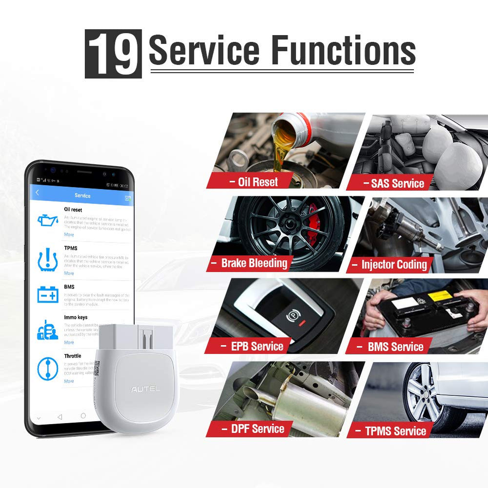 Autel AP200 provides full systems diagnostics across modules for comprehensive checks.