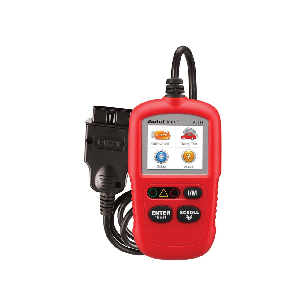 Autel Autolink AL329 side profile highlighting portable design