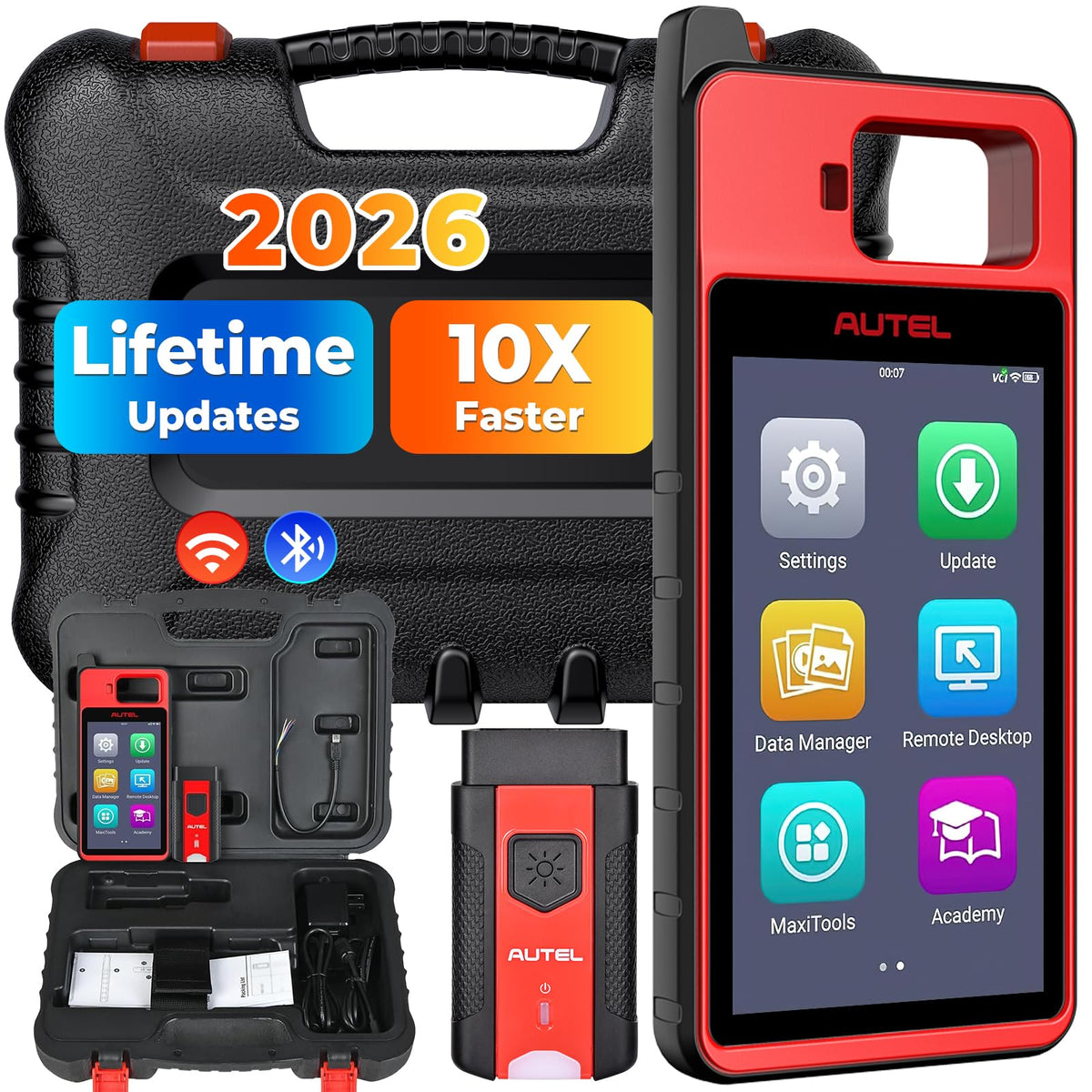 Autel Code Reader diagnostic tool front view for home mechanics