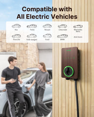 Autel MaxiCharger Home 25-foot cable extended for flexible parking.