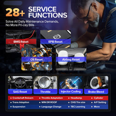MX808S OE-Level all systems diagnostics uncover fault codes with clarity.