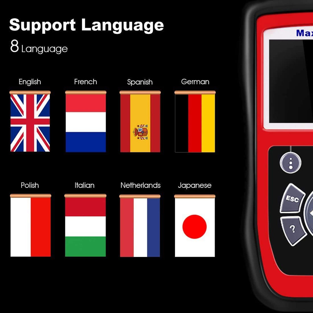 Autel MaxiCheck Pro oil reset function for maintenance scheduling