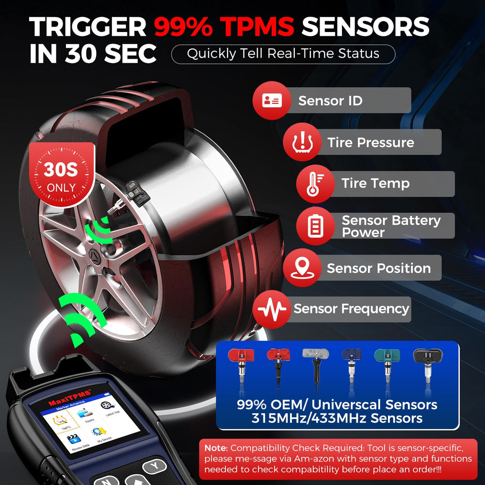 Autel MX-Sensor 315/433MHz programming interface for MX-Sensors.