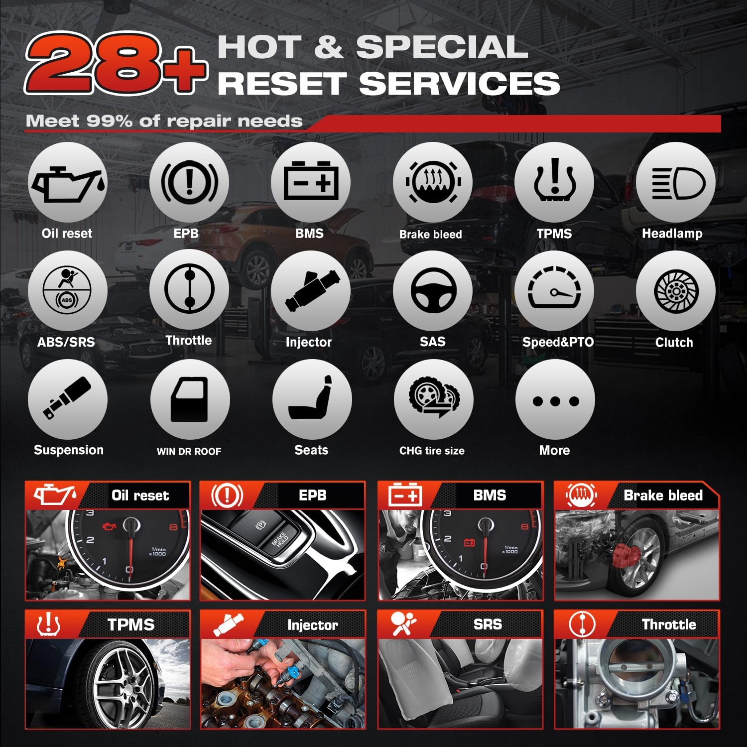 Autel MK808BT PRO AutoVIN 2.0 scans quickly identify year and model.